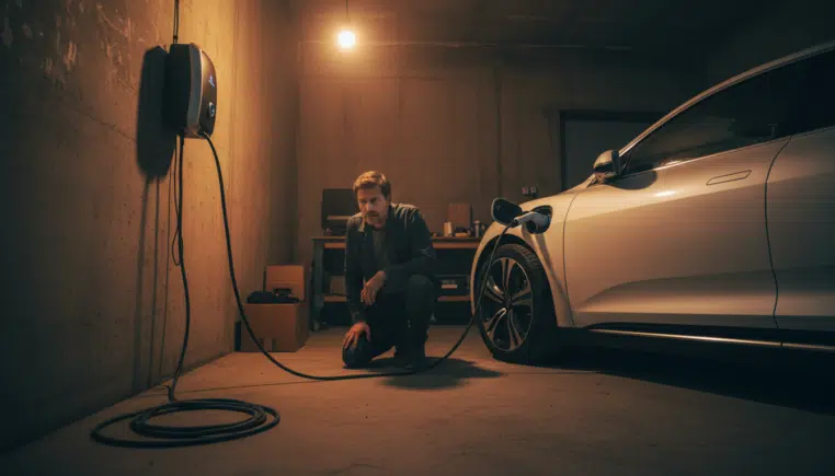 voiture electrique-en charge a domicile risques d'incendies